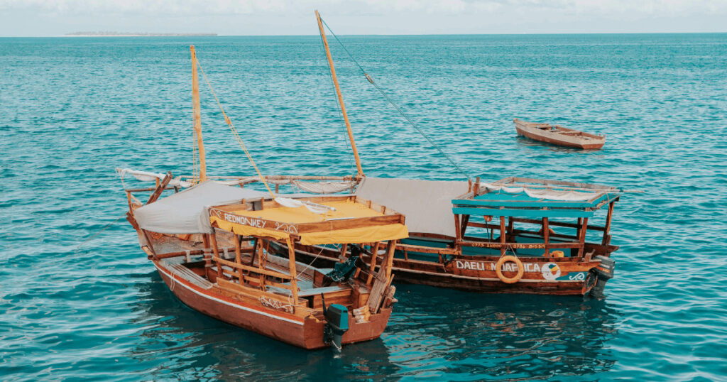 Romantic dhow sunset cruise Zanzibar