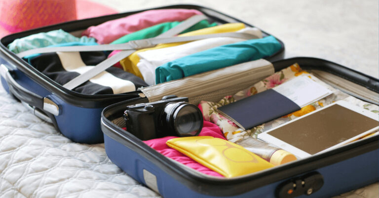 What to pack for Zanzibar - travel essentials flatlay