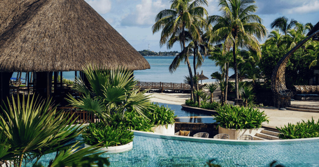 Romantic Zanzibar beach sunset for honeymoon, Relaxing Zanzibar honeymoon beach hammock