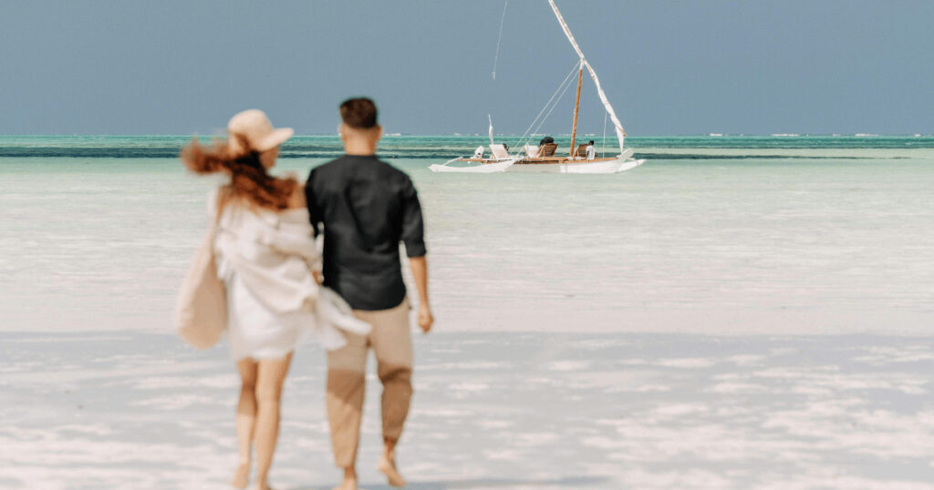 Romantic Zanzibar honeymoon sunset cruise