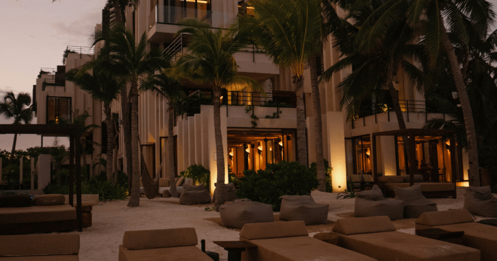 Romantic beachfront dinner for a couple on a Zanzibar honeymoon