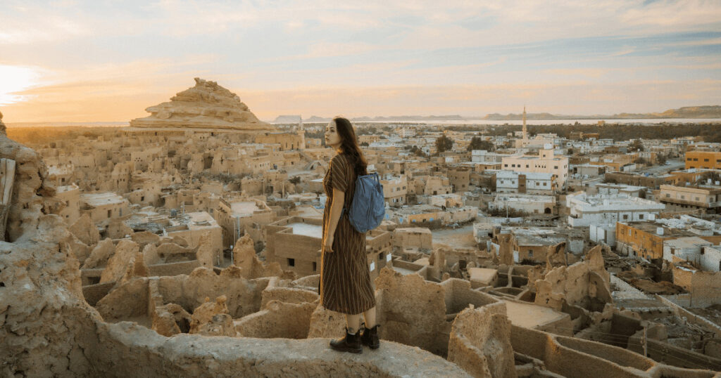 Best luxury resorts in Egypt – boutique desert lodge in Siwa Oasis under starry sky